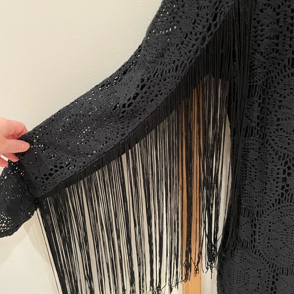 Idyllwind by Miranda Lambert crochet dress with fringe sleeves. Size Sm. - Picture 2 of 5